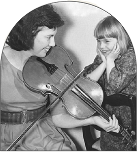 Mom and Daughter playing Viola