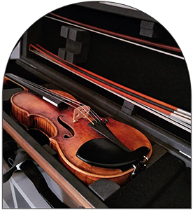 Violin Music Instrument in case