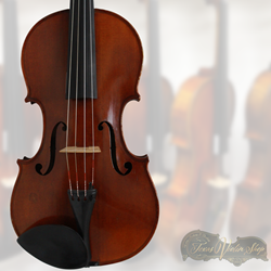 Antique French Viola Labeled Brevete 15"