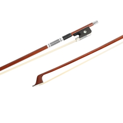 Model 1000 Pernambuco Cello Bow Mounted in Nickel