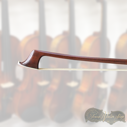 Model 1000 Pernambuco Cello Bow Mounted in Nickel