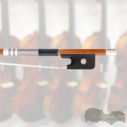 Model 2000 Pernambuco Cello Bow Mounted in Silver