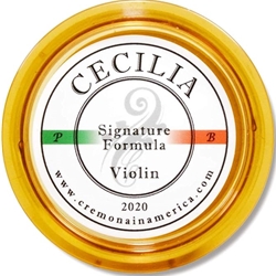 Cecilia Signature Violin Rosin Full Cake w/ Rosin Spreader