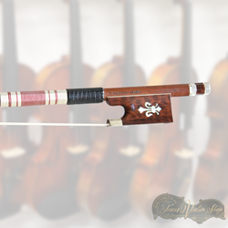 Arcos Brasil Fleur De Lis Silver Mount Ipe Violin Bow