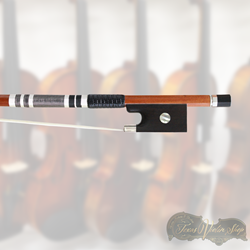 Model VN-3000 Pernambuco Violin Bow with Ebony Frog and Silver Mounted