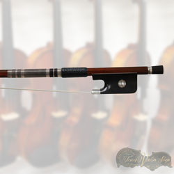 Model VA-3000 Pernambuco Viola Bow with Ebony Frog and Silver Mounted
