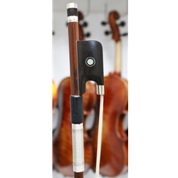 Arcos Brasil Silver Mounted Ebony Ipe Viola Bow