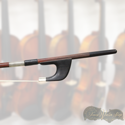 3/4 German Bass Bow Stamped H.R. Pfretzschner