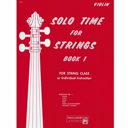 Solo Time for Strings Violin, Book 1