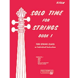 Solo Time for Strings Viola Book 1
