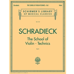 Schradieck School of Violin Technics, Book 1