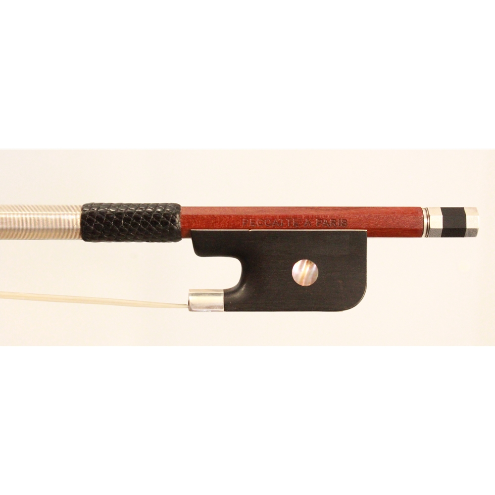 ●弓 Pernambuco PECCATTE 4/4 Texas Violin Shop - Peccatte Model Silver Mount Pernambuco