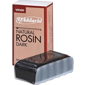 D'Addario Natural Dark Rosin VR300 for Violin Viola and Cello