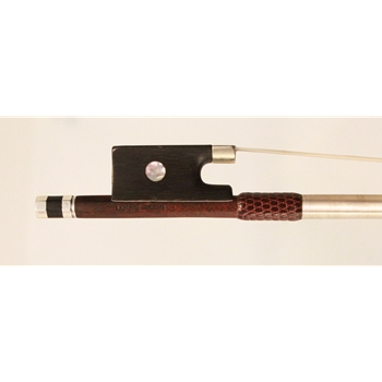 Charles Louis Bazin Violin Bow Mounted in Silver