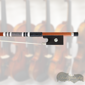 Model VN-3000 Pernambuco Violin Bow with Ebony Frog and Silver Mounted