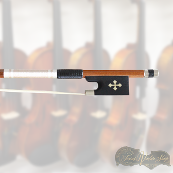 Brazilwood 4/4 Violin Bow with Fleur de Lis
