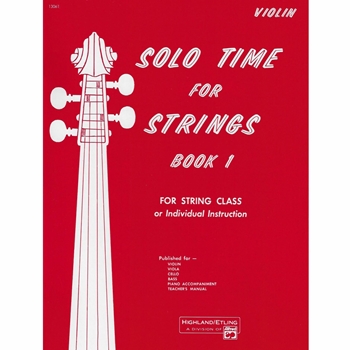 Solo Time for Strings Violin, Book 1