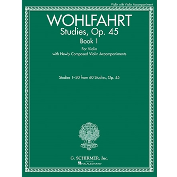 Wohlfahrt- Studies for Violin, Op. 45 Book 1