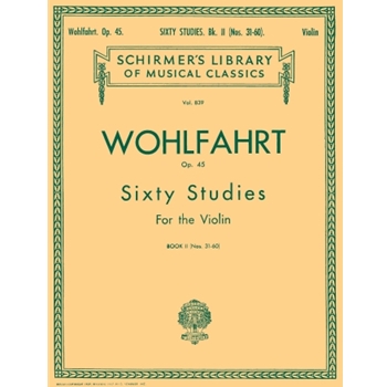 Wohlfahrt- 60 Studies, Op. 45 Book 2